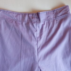 Scrub pants Purple Tie Waist NWOT